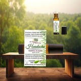 Natural Headache Relief Roller Bottle Essential Oils