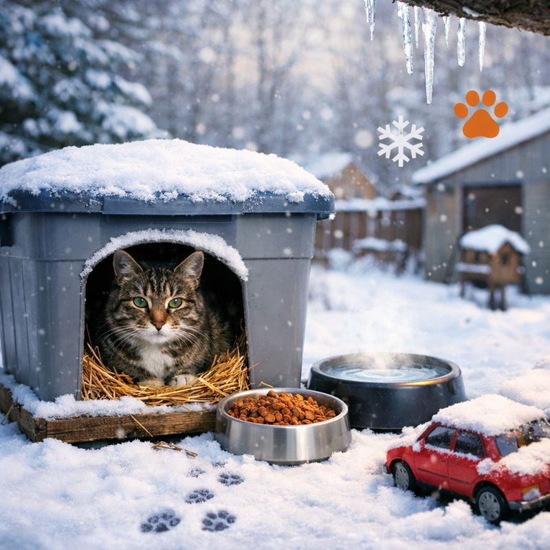 Keeping Stray Cats Warm When Temperatures Drop