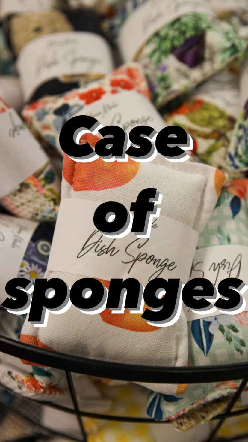 Fall Scrubby Sponge – kitchen accent at the Feline Community Network gift shop