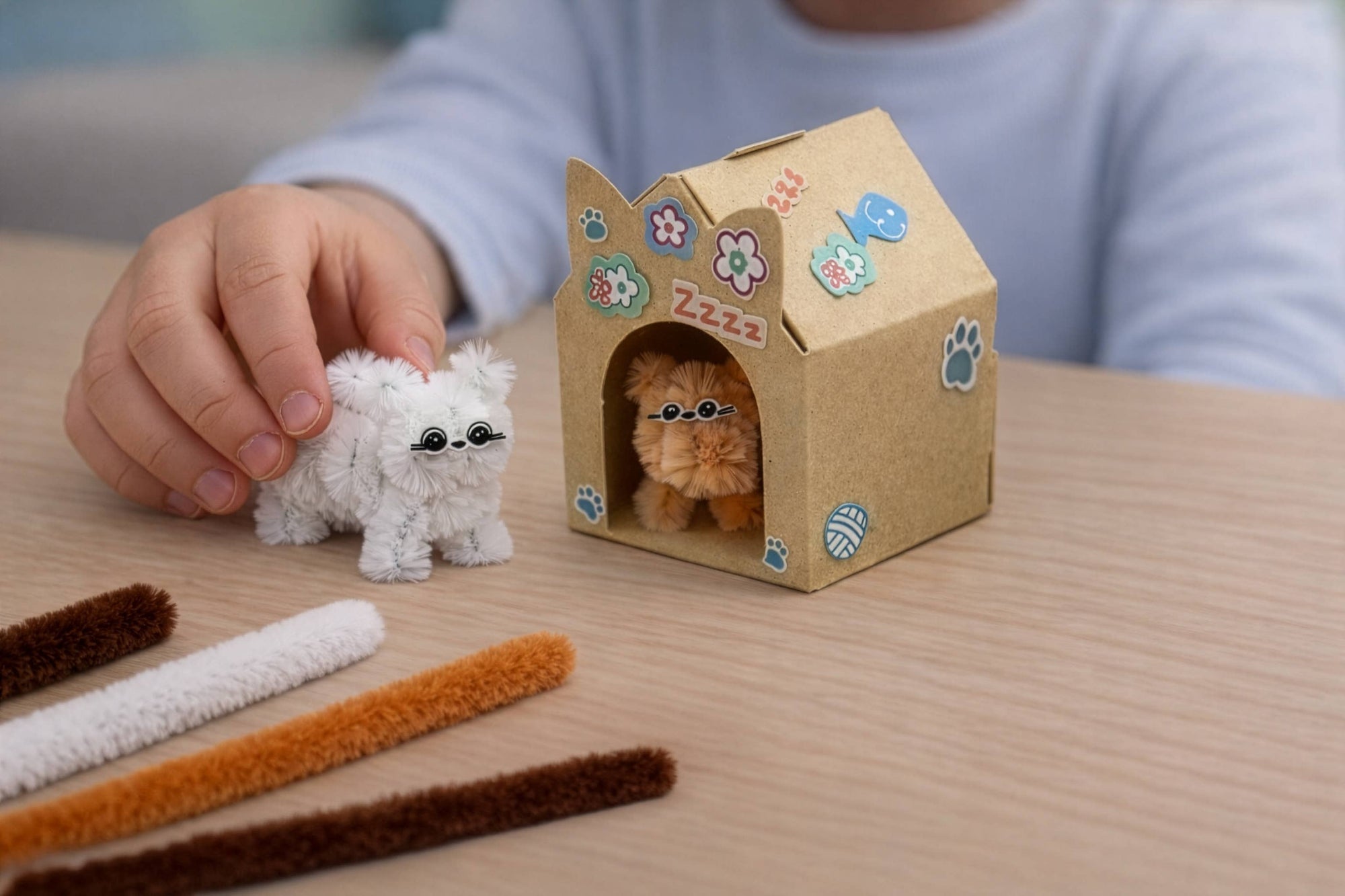Mini Furry Friends Kit | Cute Animal Origami Kit