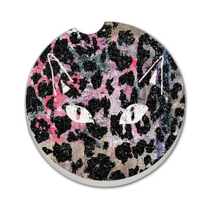 Cat Eyes Stone Car Coaster