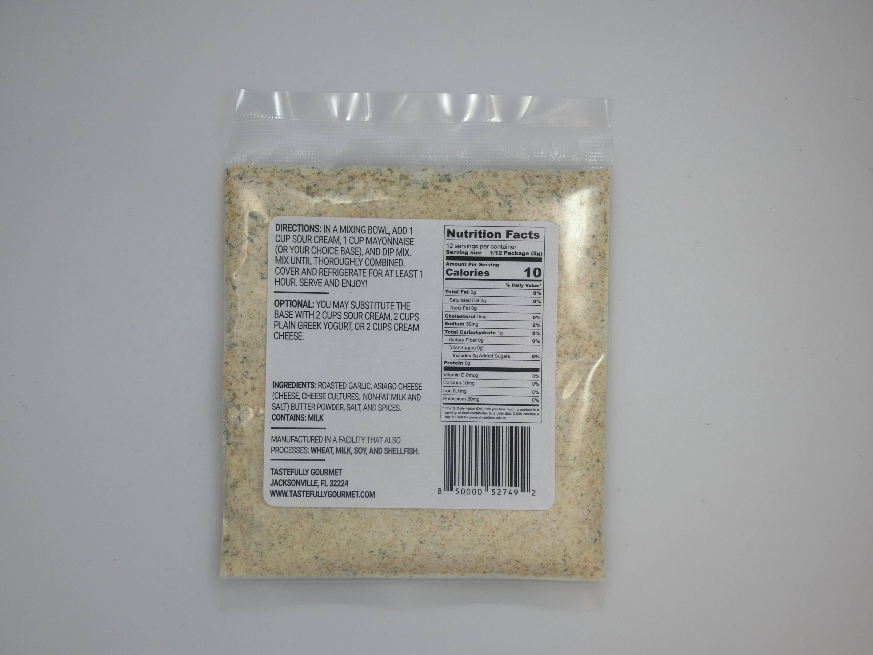 Asiago Roasted Garlic Dip Mix