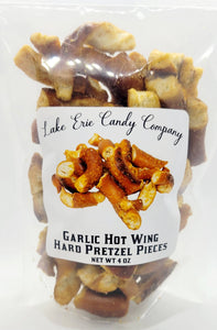 Garlic Hot Wing Hard Pretzel Pieces