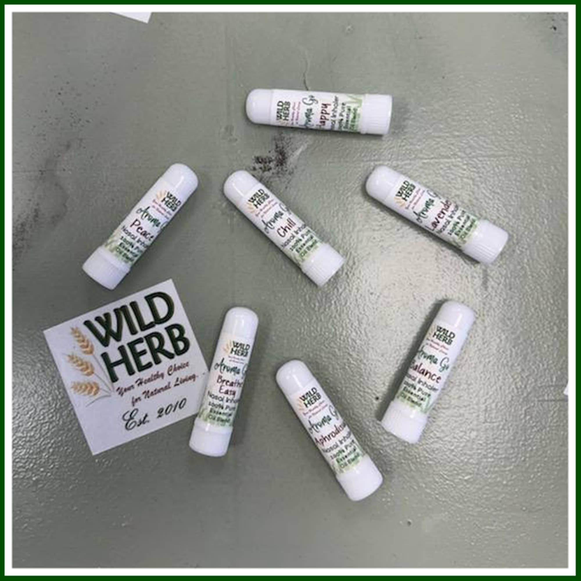 Aromatherapy Nasal Inhalers Pure Essential Oils