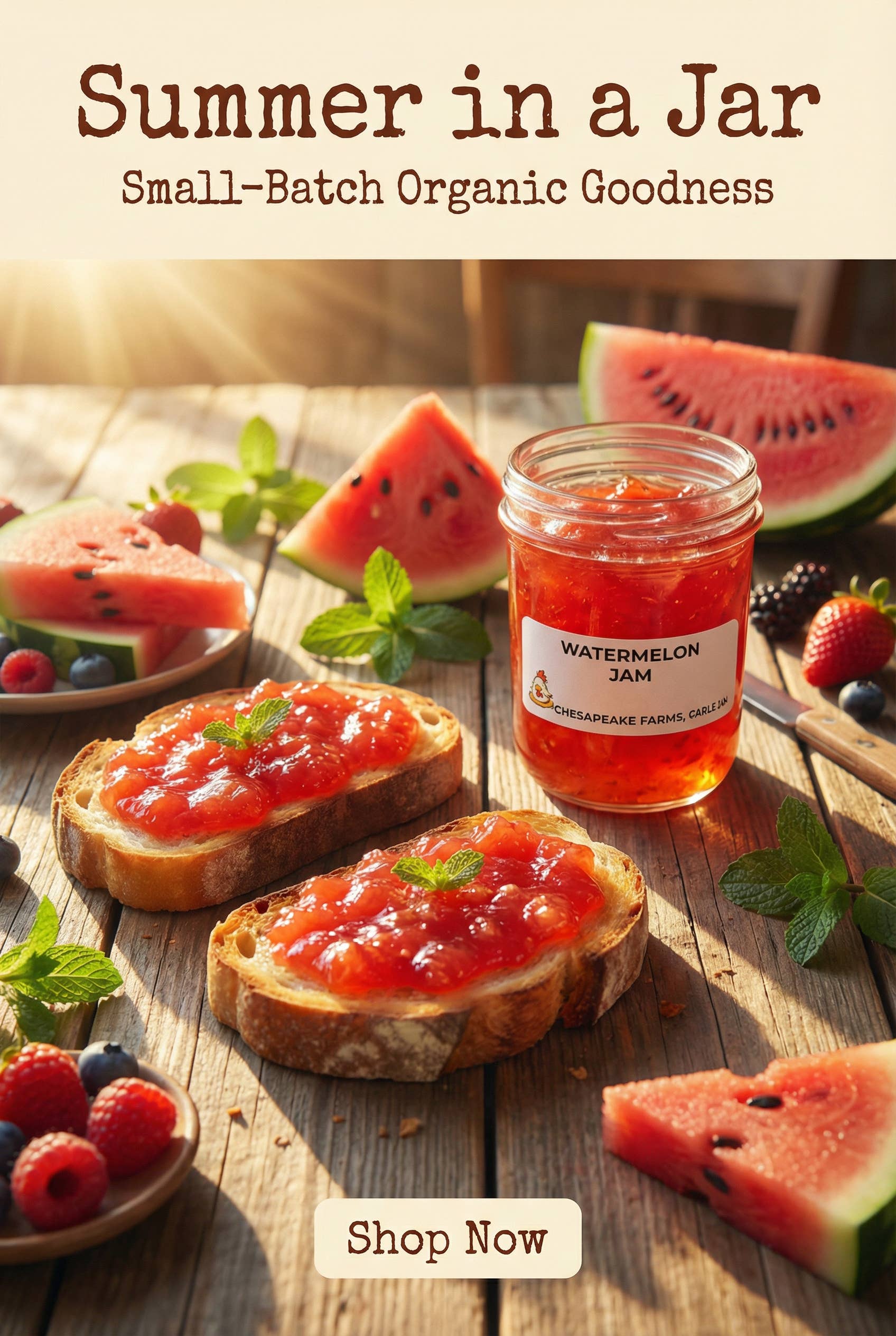 Chesapeake Farms Small-batch Watermelon Jelly 8oz