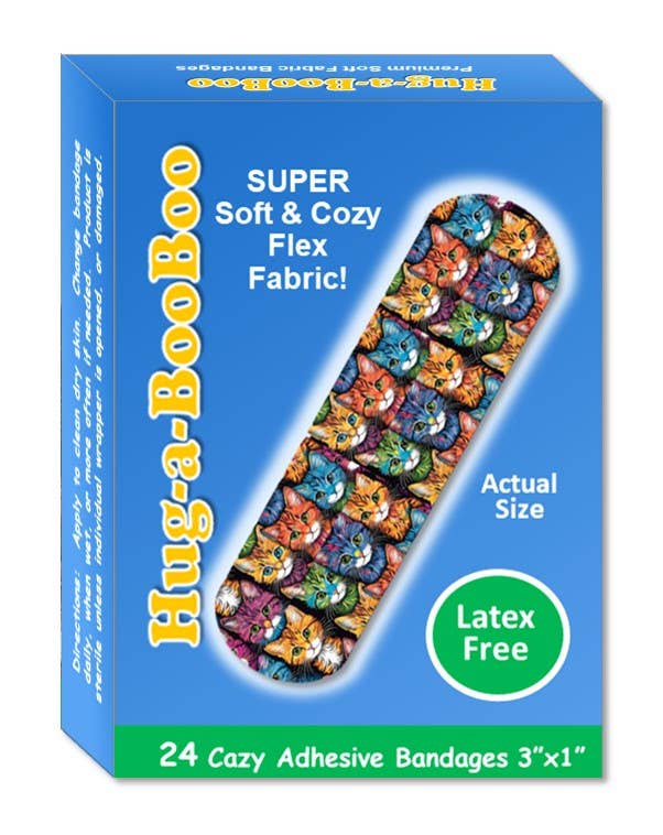 Cozy Cats Stretch Fabric Bandages