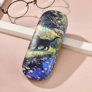 Black Cat Strut Eyeglass Case