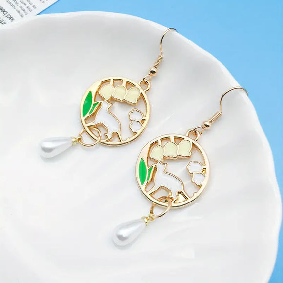 Lilly of the Valley Earrings