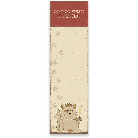 Do Not Want To Do List List Pad