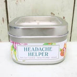 Headache Helper Soy Candle in Large Tin