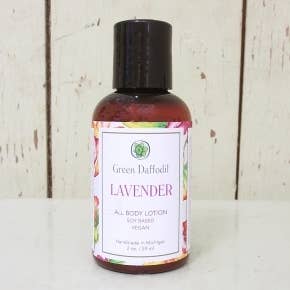 Lavender Mini Soy Lotion Bottle