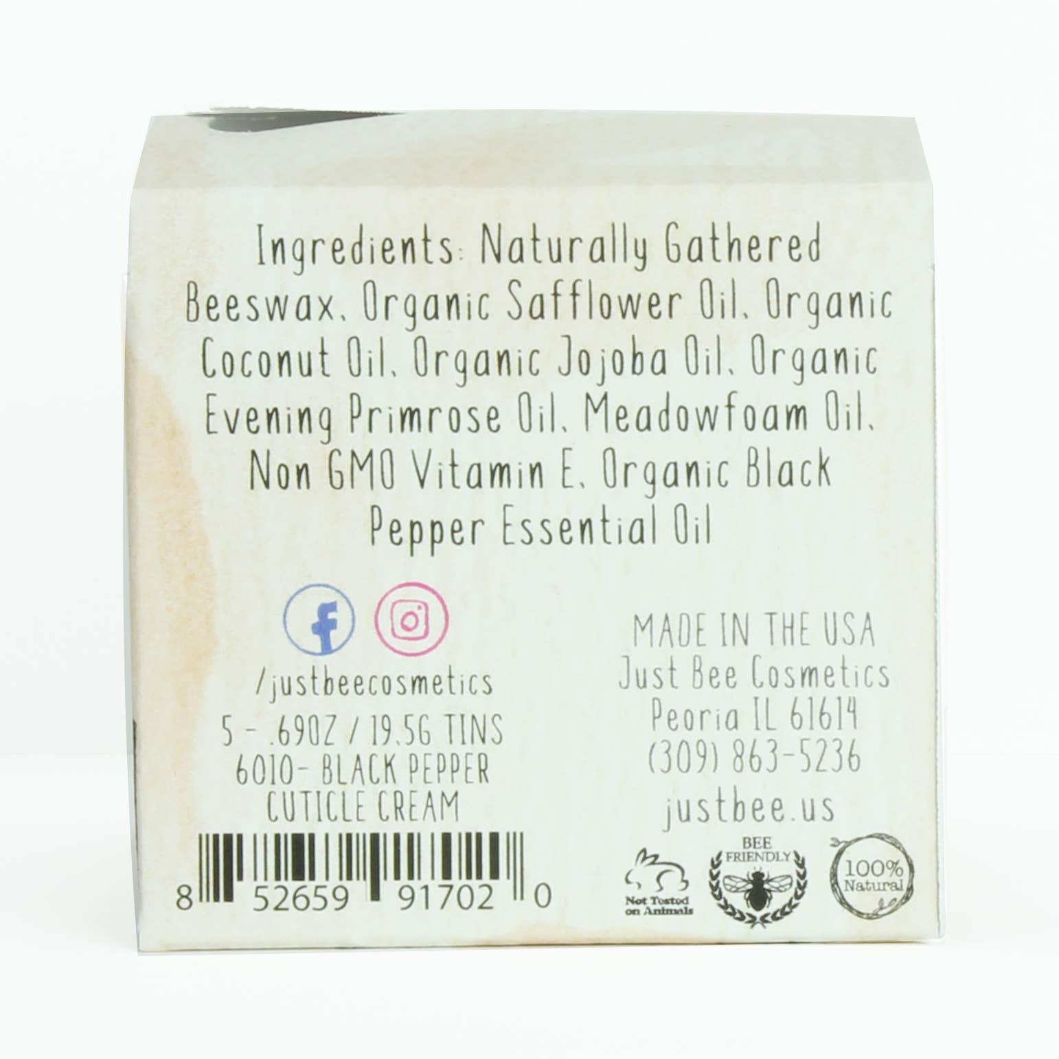 Black Pepper Cuticle Cream