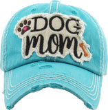 Dog Mom Washed Vintage Ballcap