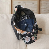 Floral Cats Large Capacity Tote Bag