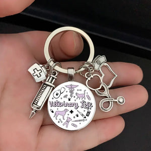 Veterinary Life Keychain