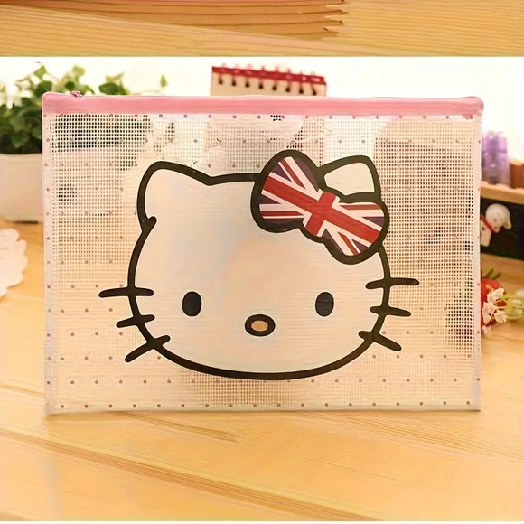 Hello Kitty Union Jack Pouch- Large