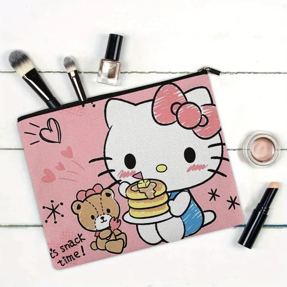 Hello Kitty Snack Time Zippered Pouch