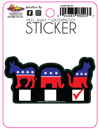 I Choose Cats Diecut Sticker