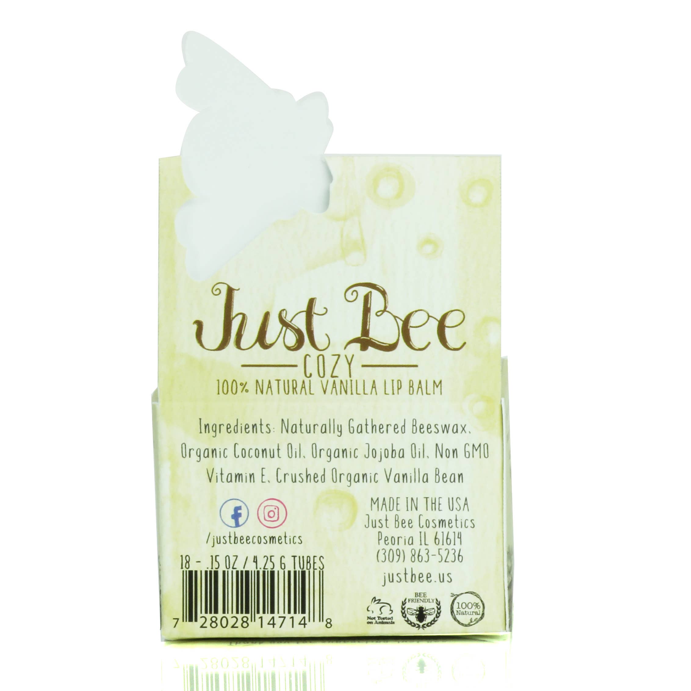 Just Bee Cozy Lip Balm Vanilla