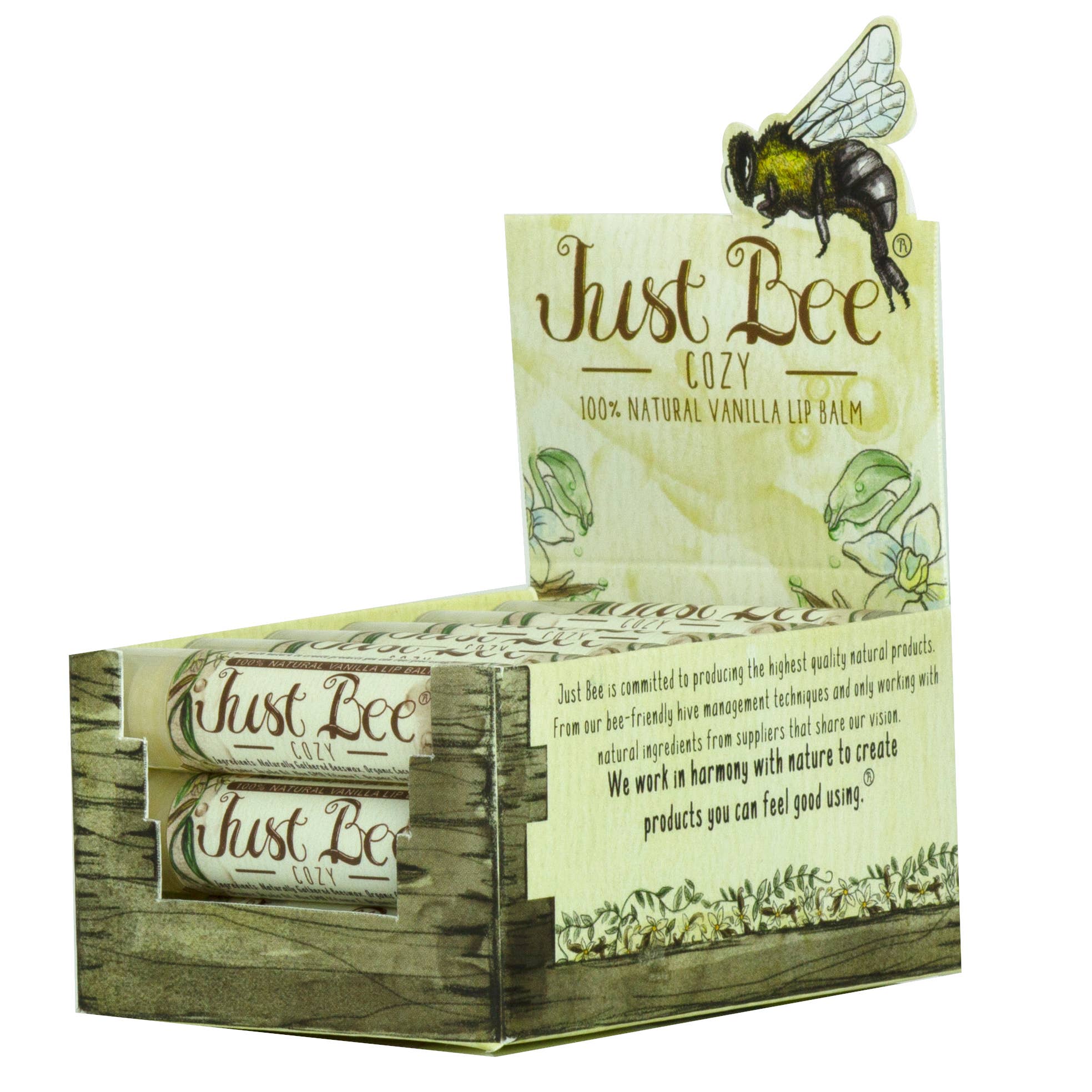 Just Bee Cozy Lip Balm Vanilla