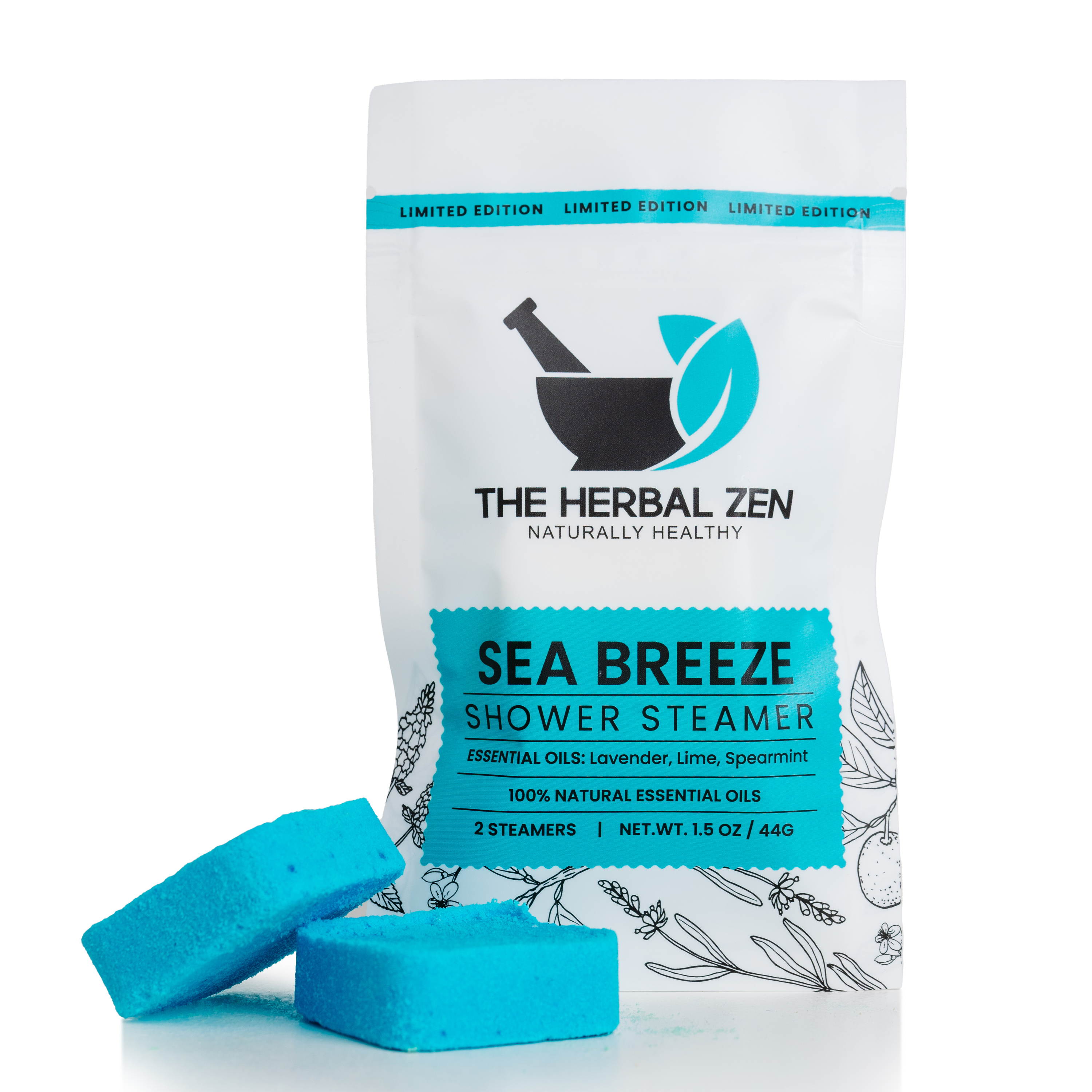 Seasonal Shower Steamer Sea Breeze | Lavender+Lime+Spearmint