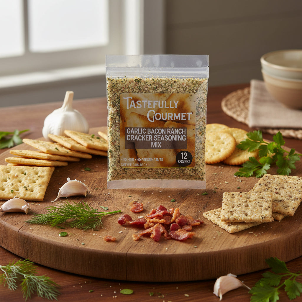 Garlic Bacon Ranch Cracker Seasoning Mix