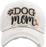 Dog Mom Washed Vintage Ballcap