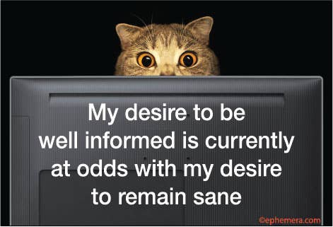 My desire to be well informed Magnet