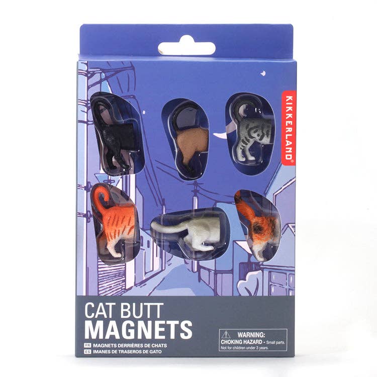 Cat Butt Magnets Set Of 6