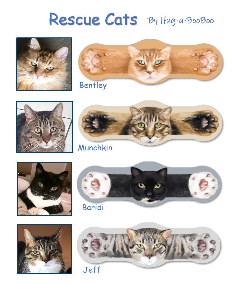 Hug-a-BooBoo "Hugging Paws" Premium Bandages