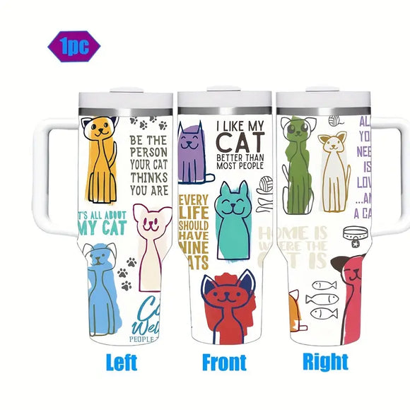 Love & a Cat 40oz Tumbler