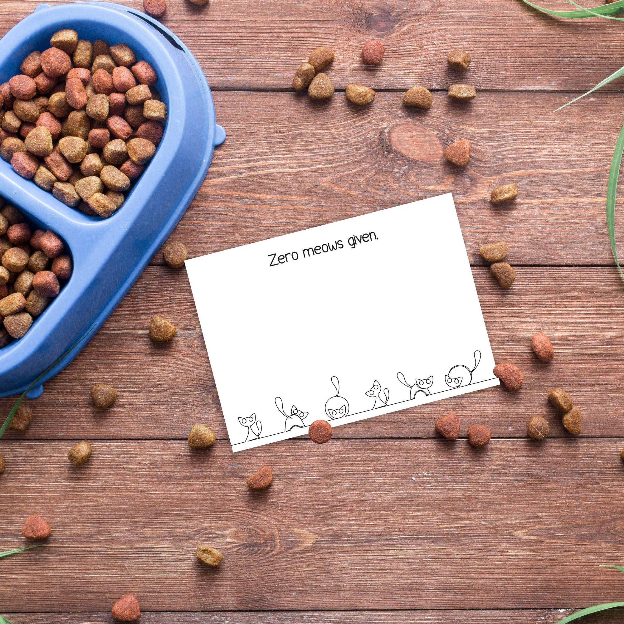 Sassy Cat Zero Meows Post-it® Note 3x4