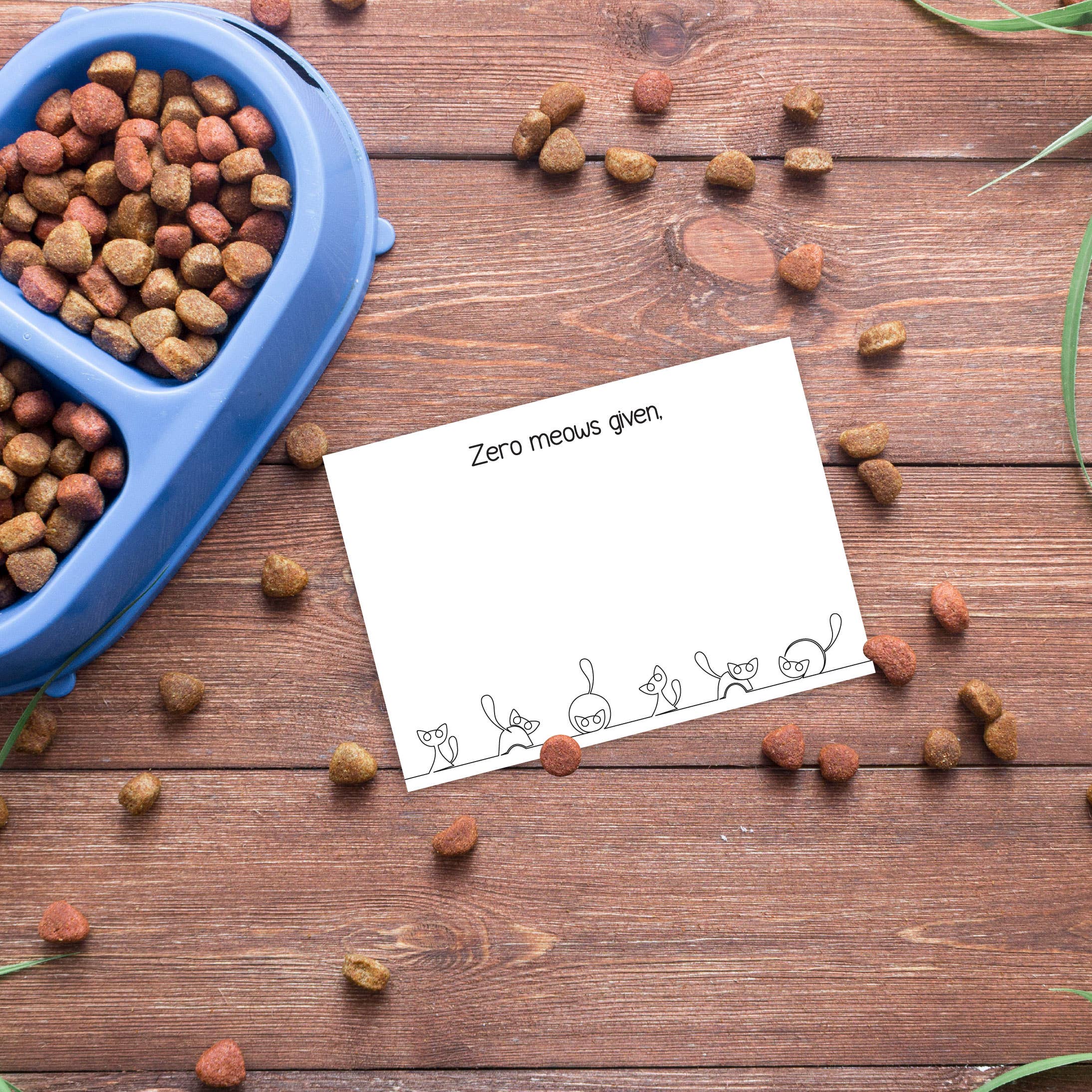 Sassy Cat Zero Meows Post-it® Note 3x4