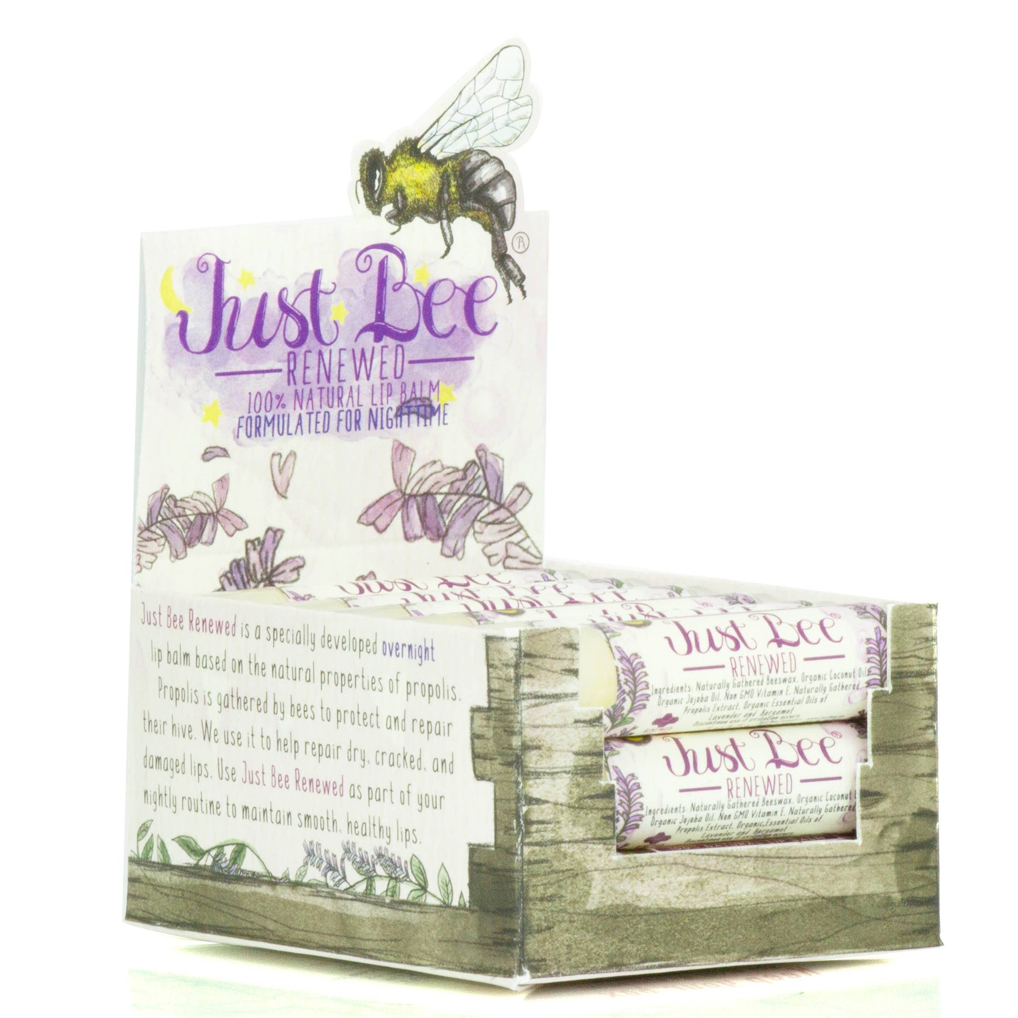 Just Bee Renewed Lip Balm Lavender