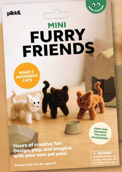 Mini Furry Friends Kit | Cute Animal Origami Kit