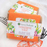 Tangerine Sage Natural Handmade Bar Soap - Citrus