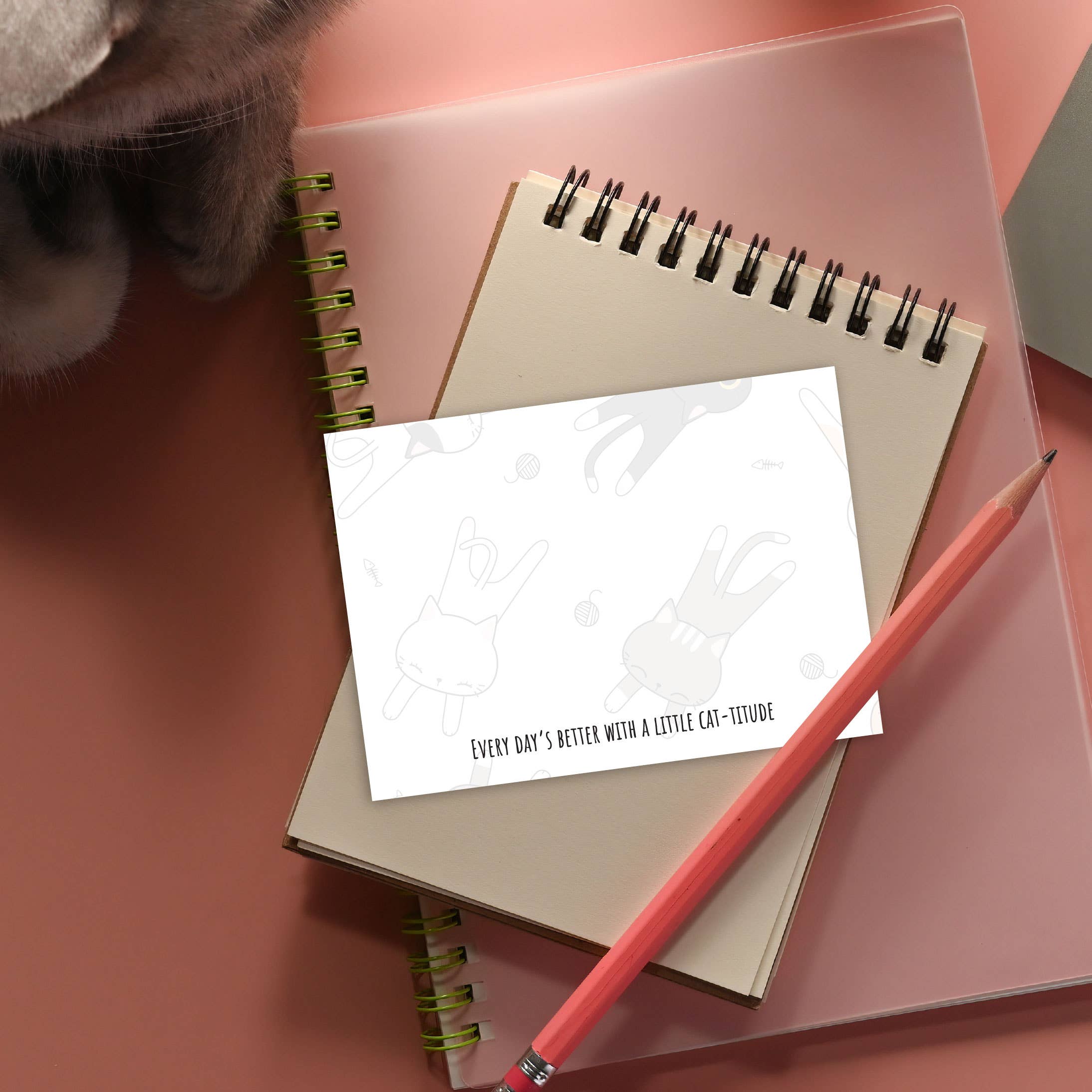 Little Cat-titude Post-it® Note 3x4