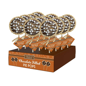 S'more Milk Chocolate Fudge Pie Pops