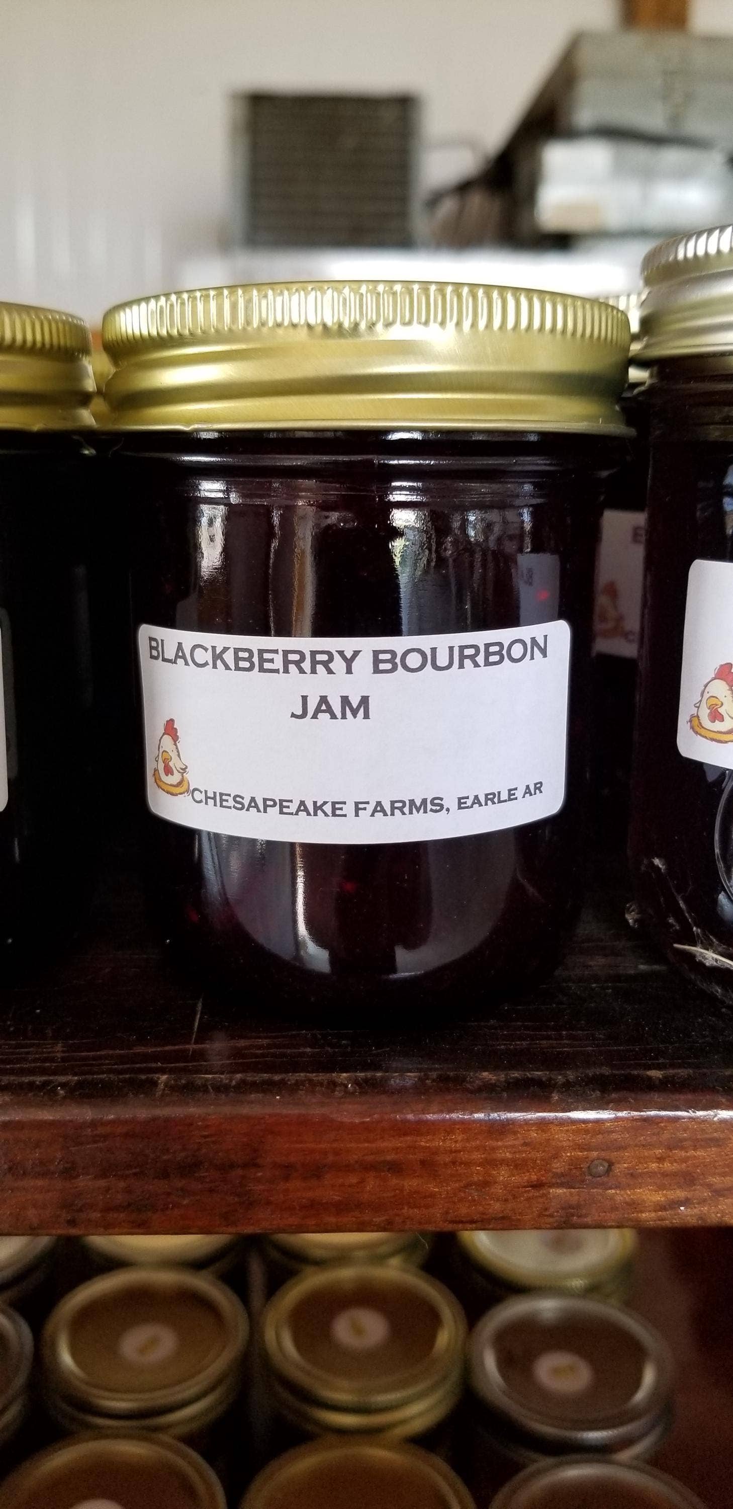 Chesapeake Farms Small-batch Blackberry Bourbon Jam 8oz
