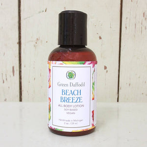 Beach Breeze Mini Soy Lotion Bottle