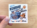 Neighborhood Cat Watch, Trap Neuter Return TNR Sticker