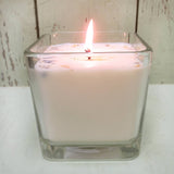 Headache Helper Soy Candle in Large Glass Cube