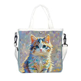 Whisker Watercolor Canvas Tote