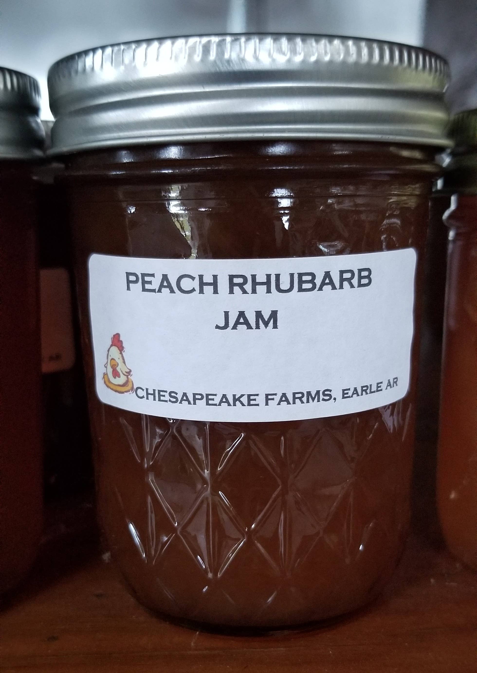 Chesapeake Farms Small-batch Arkansas Peach Rhubarb Jam 8oz