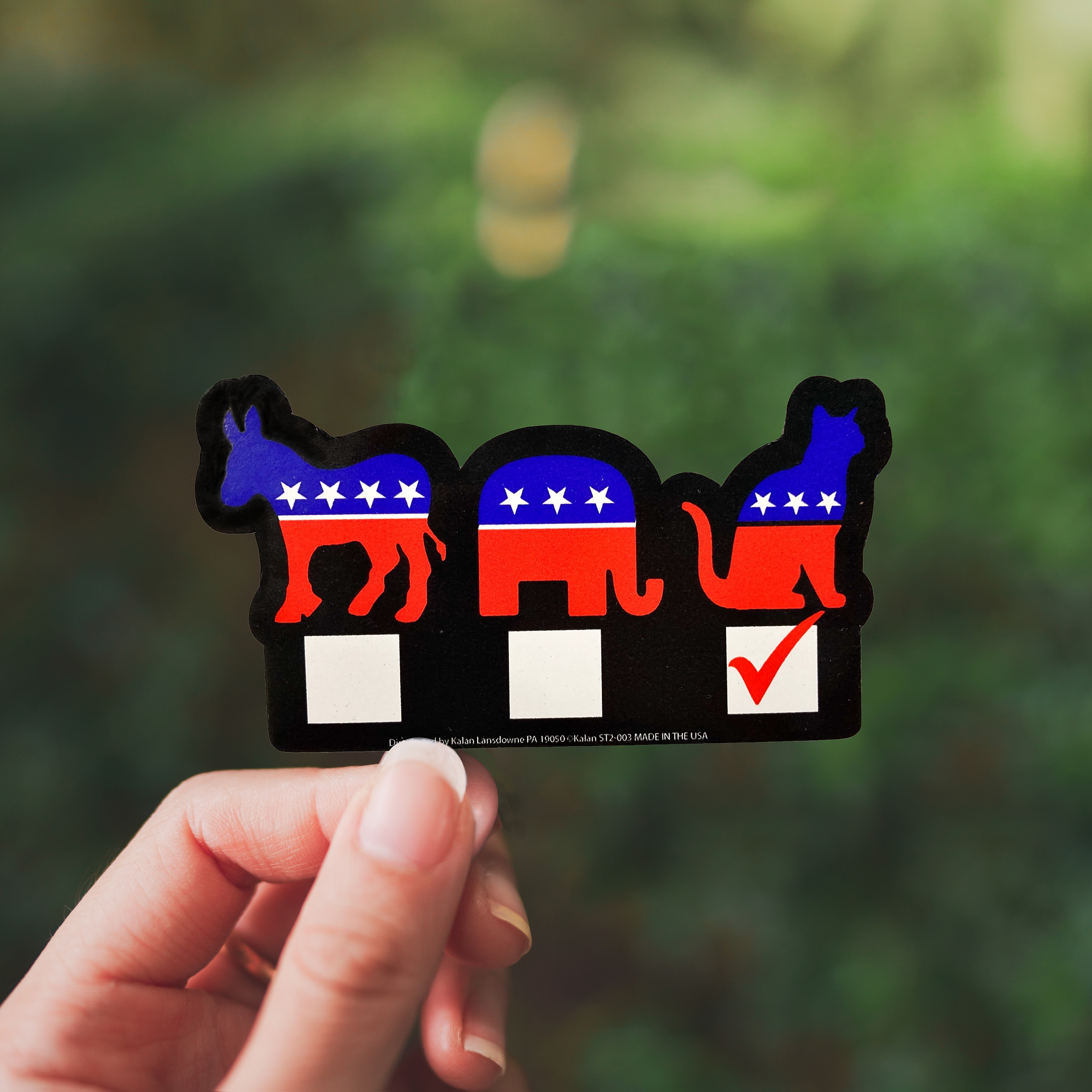 I Choose Cats Diecut Sticker