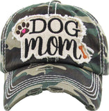 Dog Mom Washed Vintage Ballcap