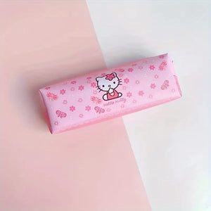 Hello Kitty Faux Leather Makeup Pouch