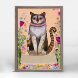 Feral Cat Jasper Mini Framed Canvas