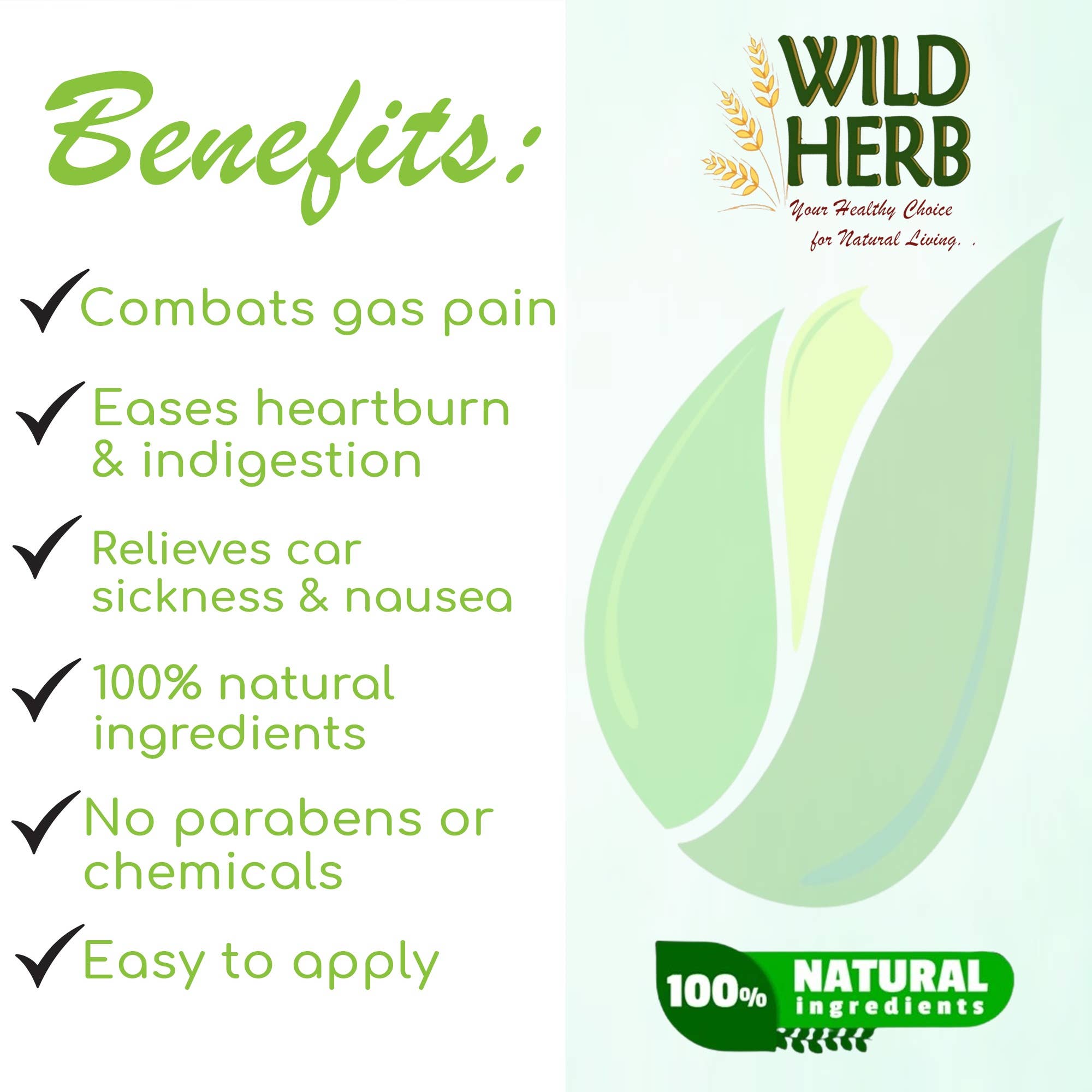 Stomach Rub: All Natural Gas Indigestion Heartburn & Nausea