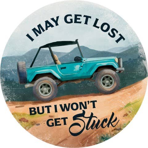 Won't Get stuck Car Coaster